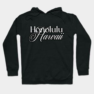 Honolulu Hawaii word design Hoodie